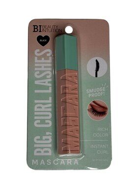 Beauty Intuition Big Curl Mascara Black Smudge Proof 0.32 oz Volumizing